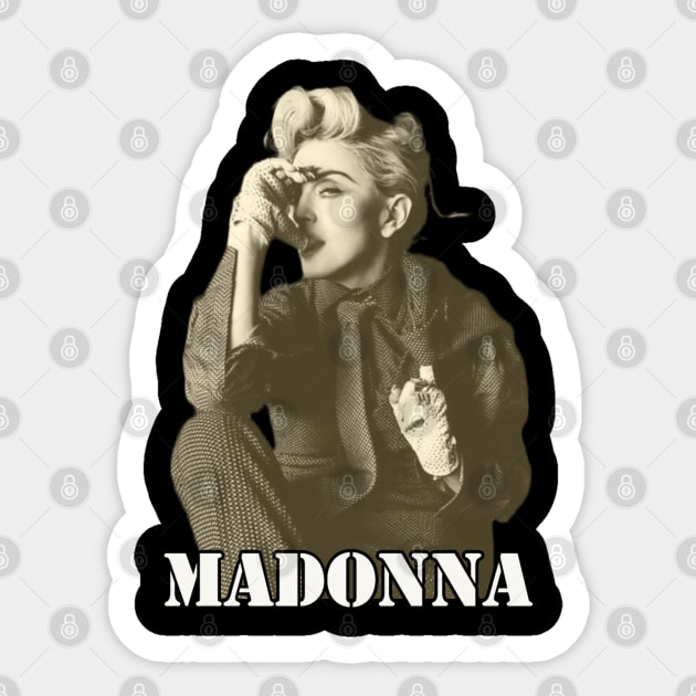 Madonna / 1958 Sticker by Tiru Store 